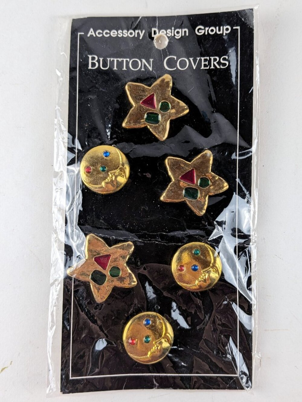Vintage Gold-tone Button Covers